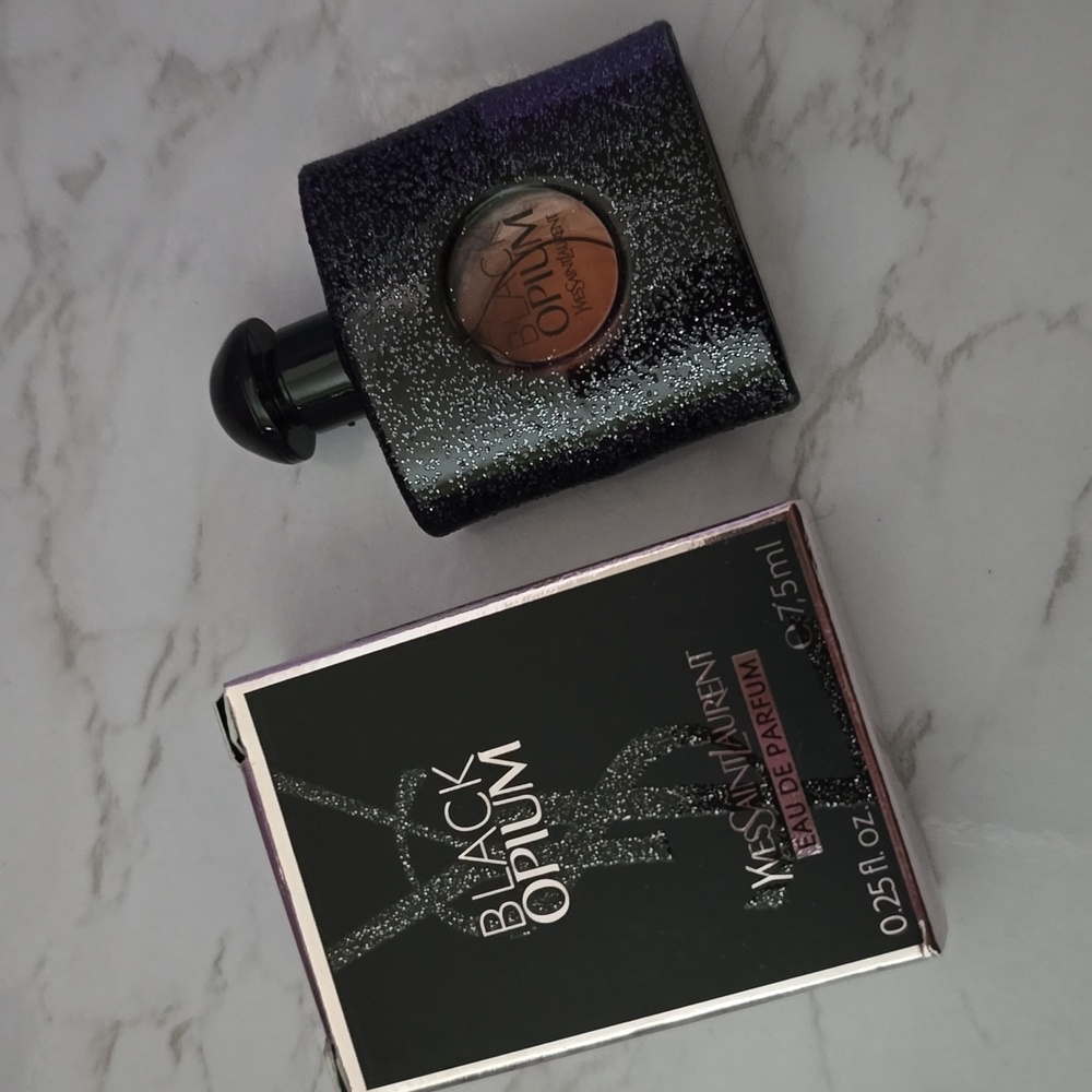 BNIB YSL Yves Saint Laurent Black Opium Mini Bottle Travel Bottle New
